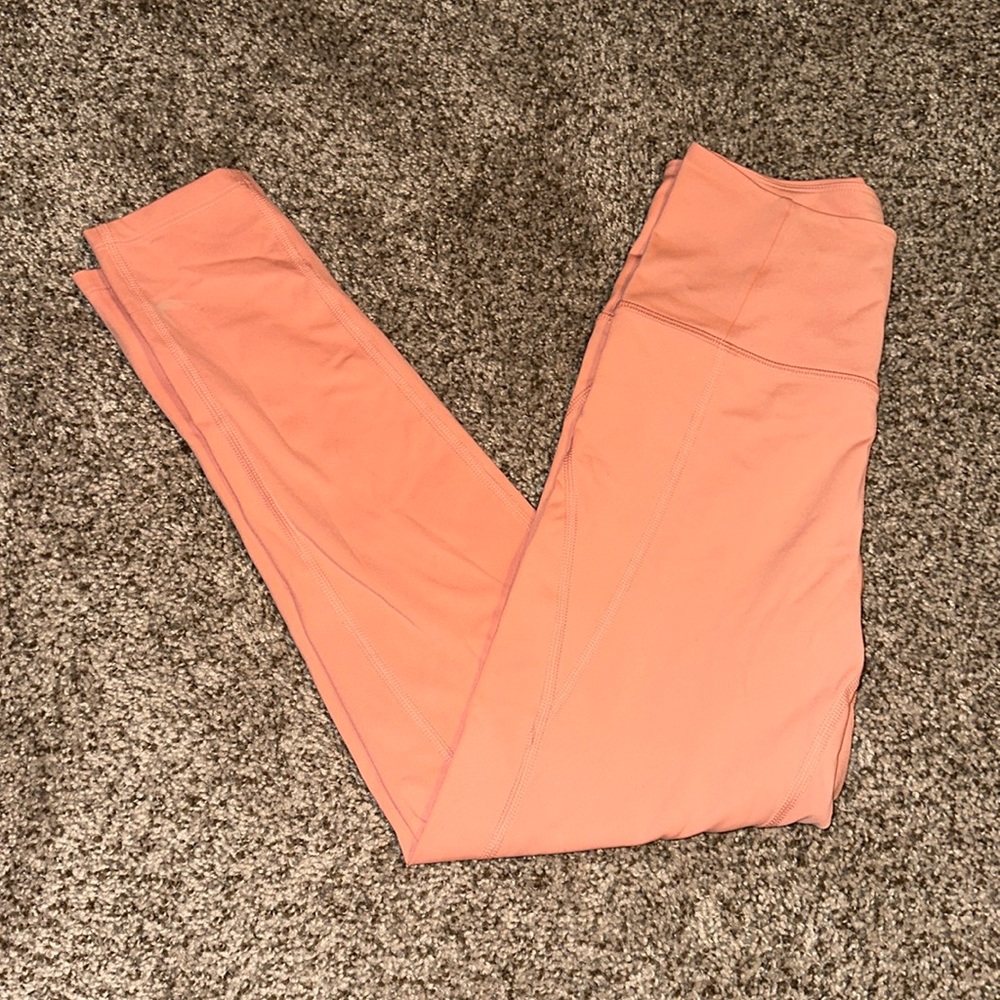 Scheels coral girlfriend Collective leggings XS
